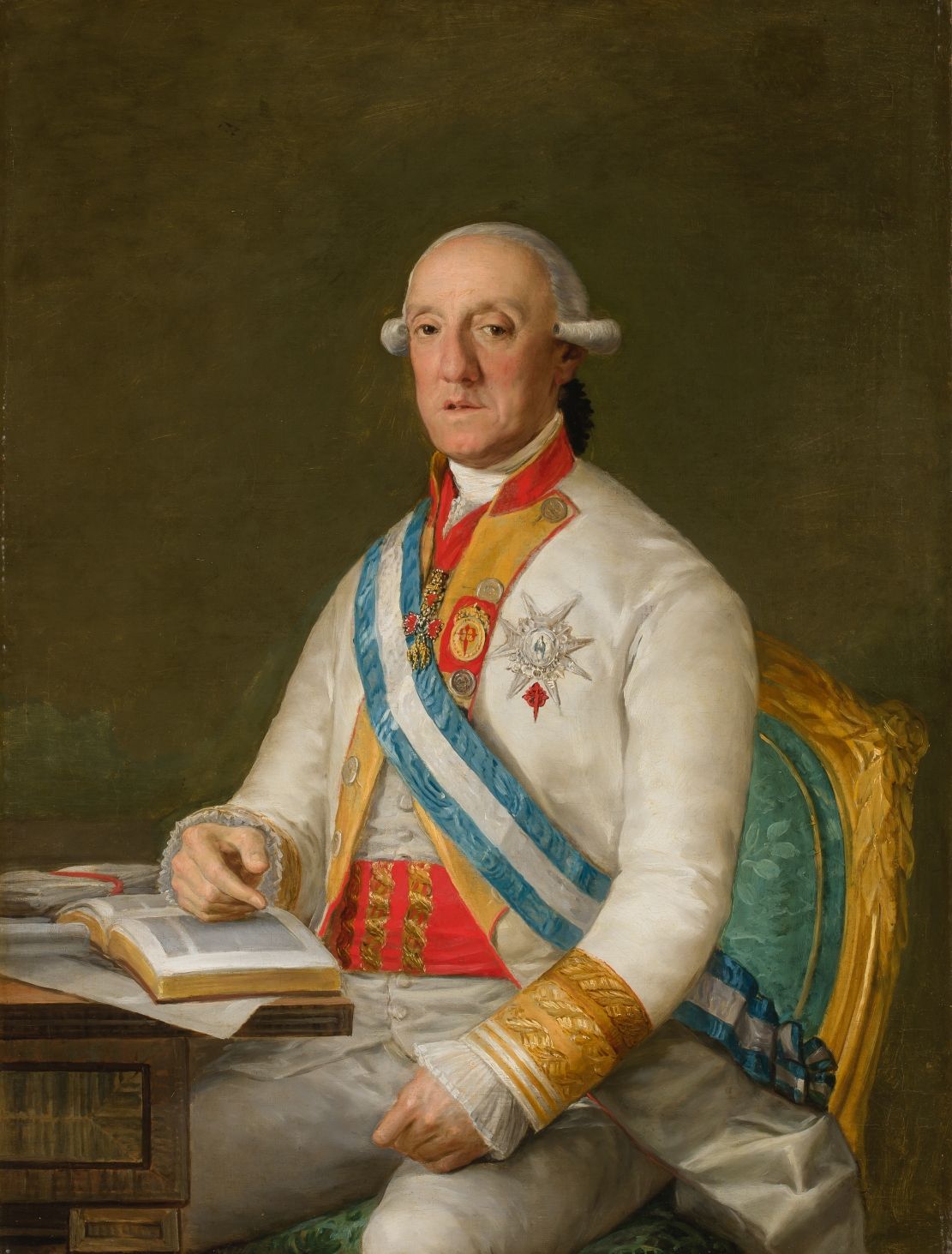 프란시스코 데 고야(프란시스코 호세 데 고야 이 루시엔테스), <라 로카 공작 비센테 마리아 데 베라 데 아라곤의 초상>, 캔버스에 유채, 1795년경, 108.27 cm x 82.55 cm, 샌디에이고 미술관 © The San Diego Museum of Art Francisco José de Goya y Lucientes, Vicente Maria de Vera de Aragon, Duque de la Roca, ca. 1795, Oil on canvas, 108.27 cm x 82.55 cm; The San Diego Museum of Art: Gift of Anne R. and Amy Putnam, 1938.244. www.sdmart.org 