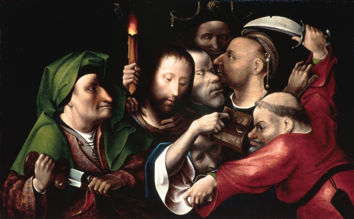 히에로니무스 보스, <그리스도의 체포>, 패널에 유채와 템페라, 1515년경, 50.48 cm x 81.12 cm, 샌디에이고 미술관 © The San Diego Museum of Art Hieronymus Bosch, The Arrest of Christ, ca. 1515, Oil and tempera on panel, 50.48 cm x 81.12 cm; The San Diego Museum of Art: Gift of Anne R. and Amy Putnam, 1938.241. www.sdmart.org 