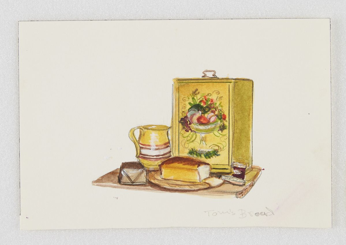 Tasha Tudor_s Cookbook, Pencil and water color on paper, 12 x 18 cm