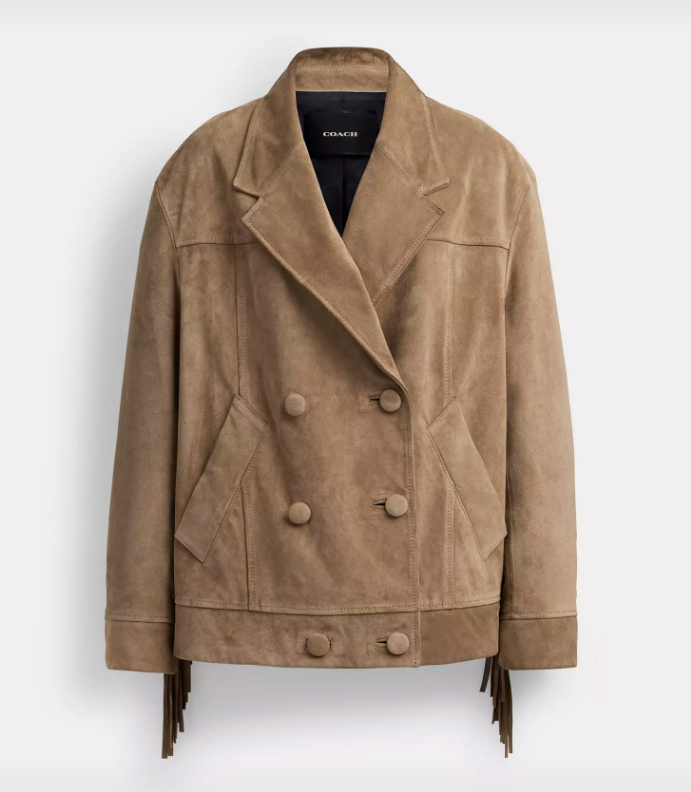 코치 스웨이드 프린지 재킷 170만원대