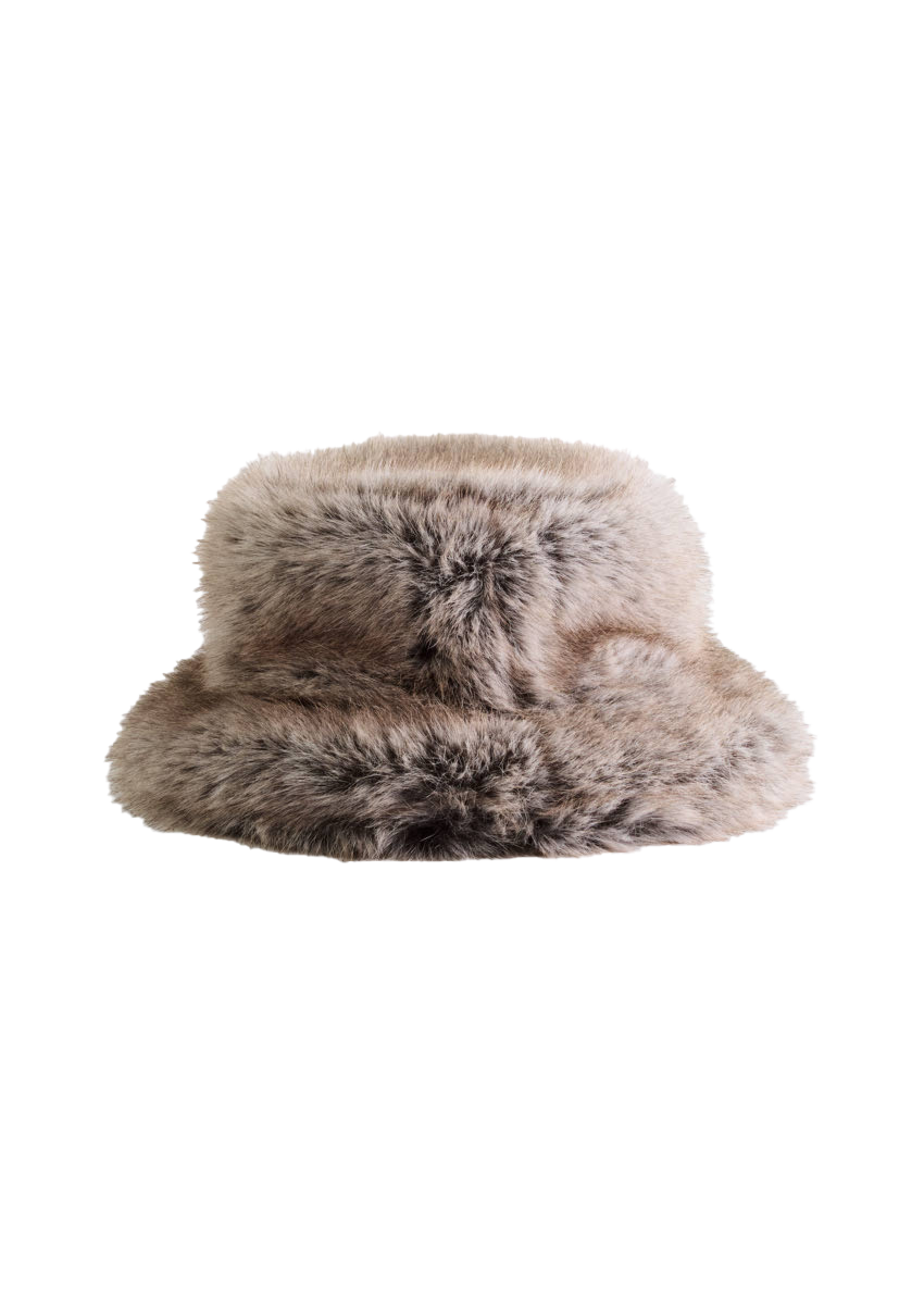 Faux 퍼 버켓 햇