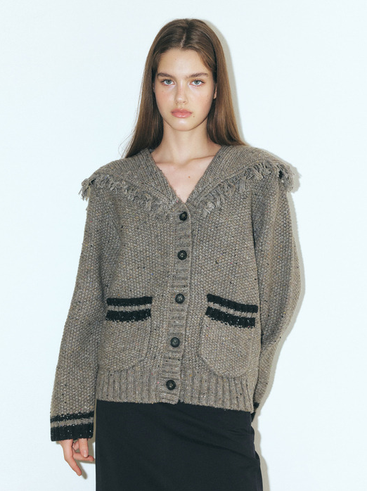 프린지 세일러 울 니트 가디건 14만 4천원대