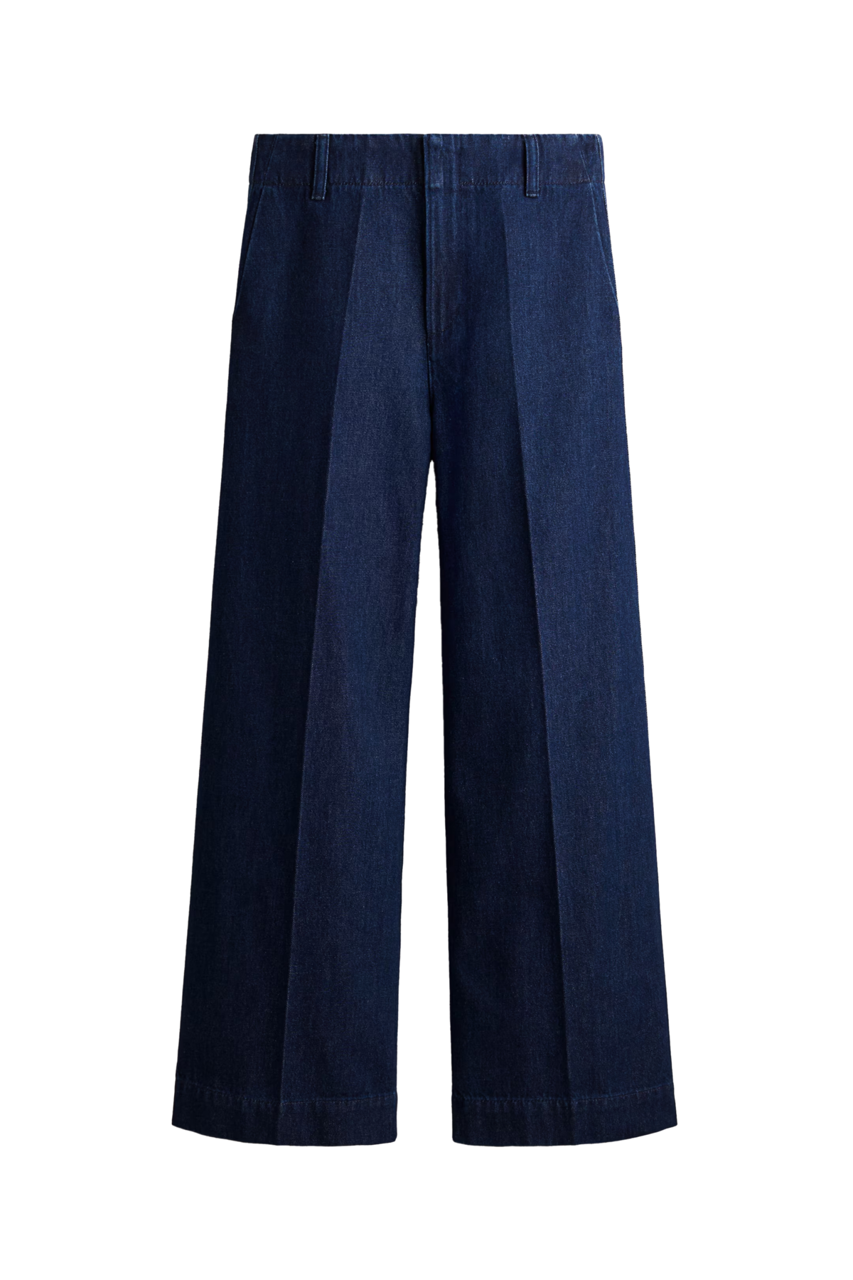 하이웨이스트 와이드 진