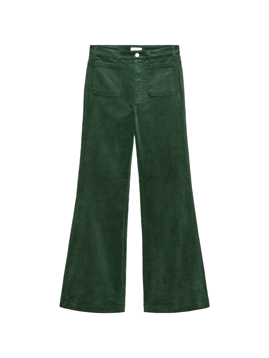 LUPINE 플레어 코듀로이 진