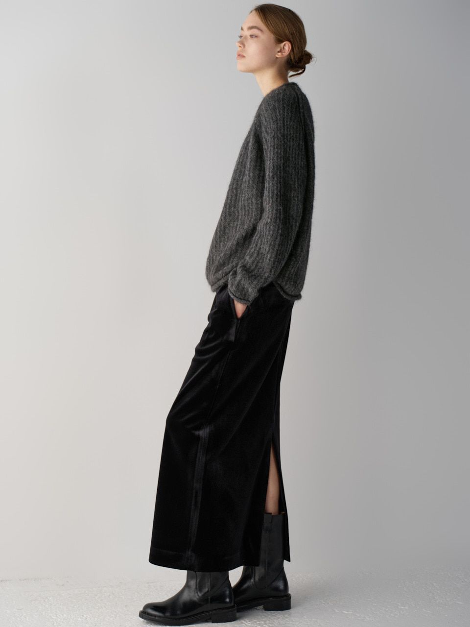 벨벳 맥시 스커트 16만8천원