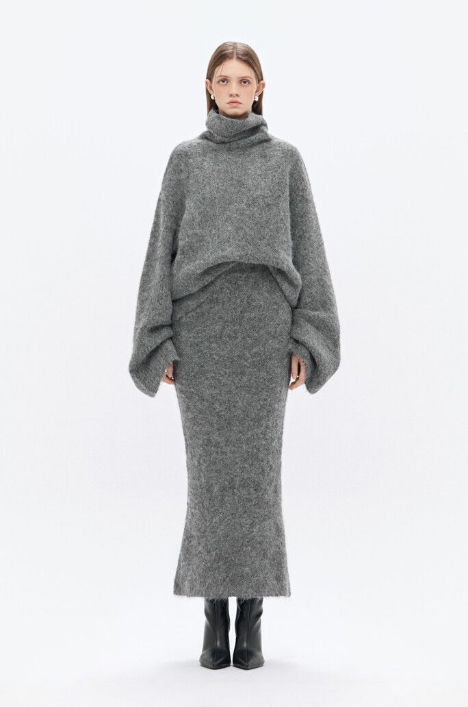 니트 튜브 스커트 17만원