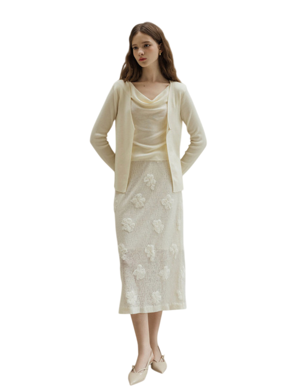 Fleur knit skirt