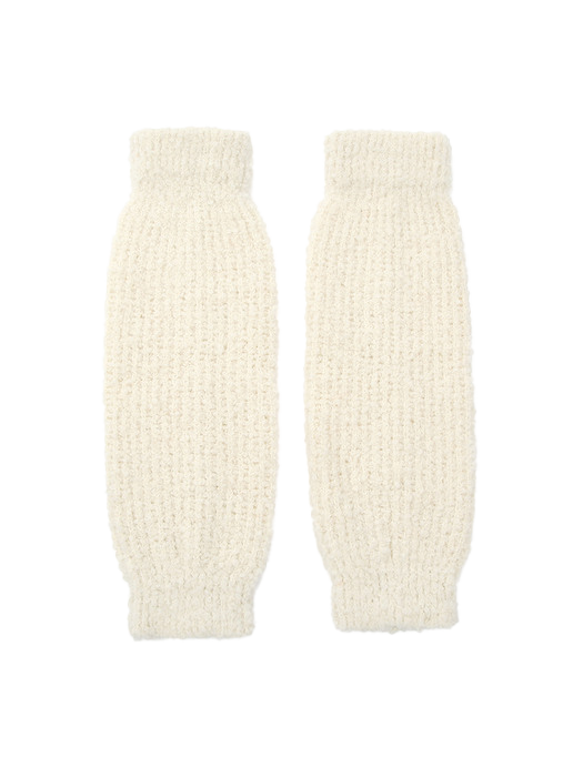 LEG WARMER / MOHAIR BOUCLE / CREAM