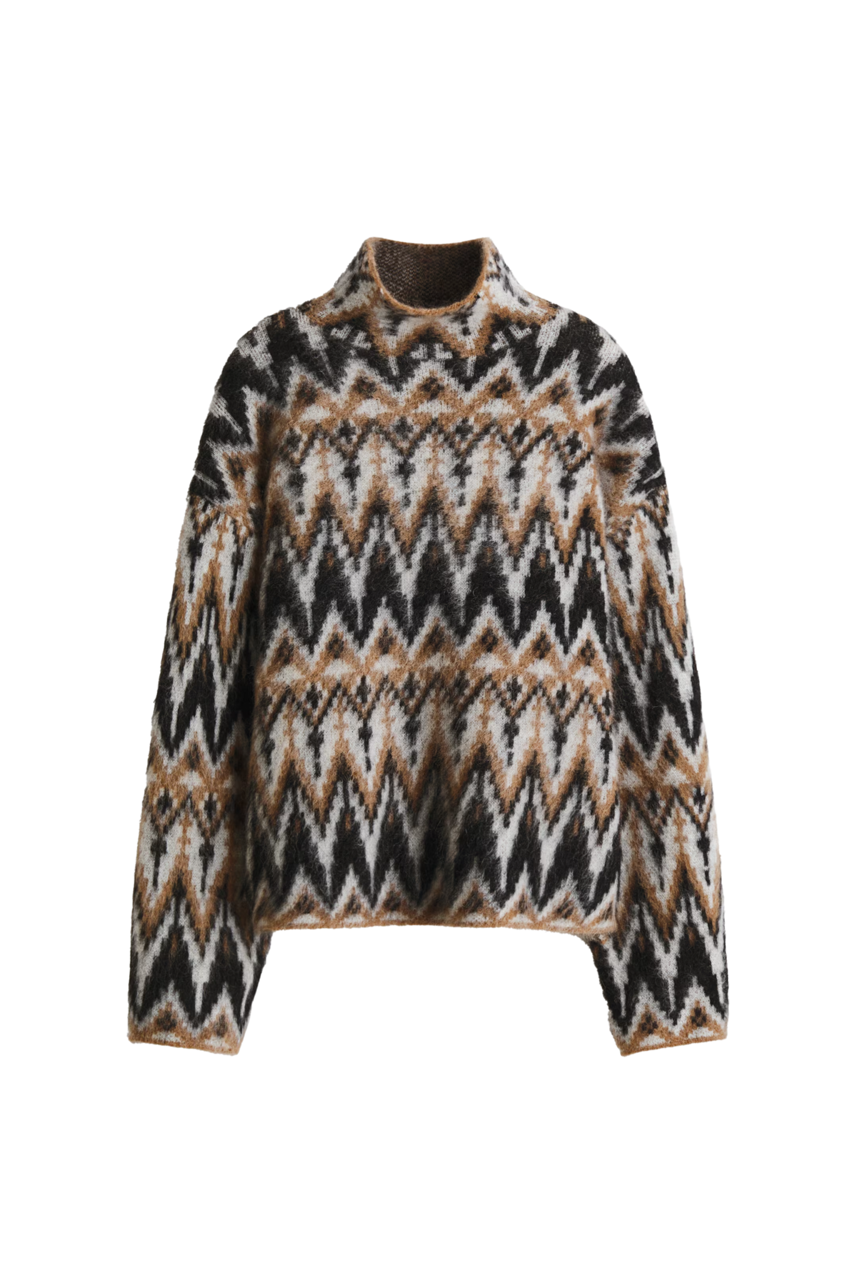 모헤어 블렌드 터틀넥 스웨터