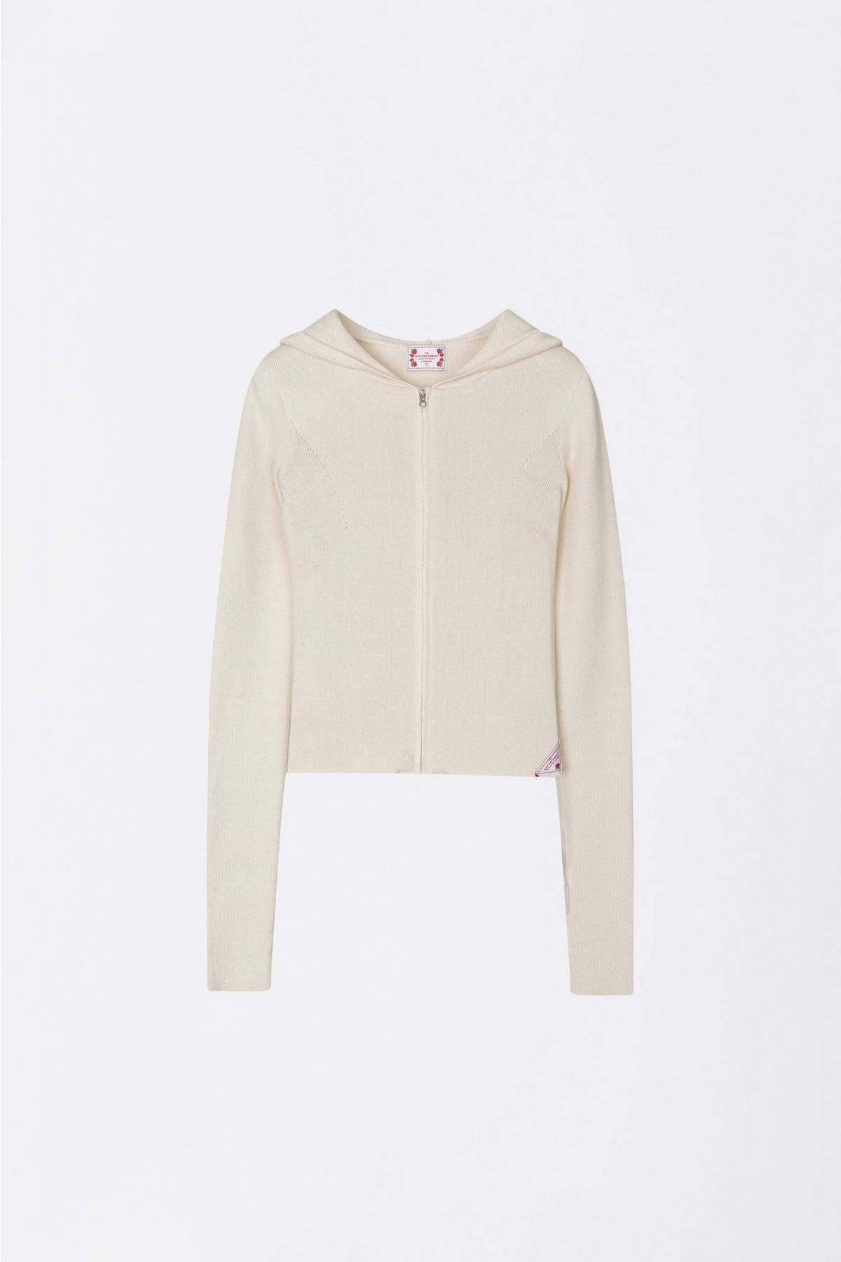 SCULPTOR Silhouette Knit Zip-Up Hoodie Raw 8만9천원(출처: 브랜드 공식 사이트)