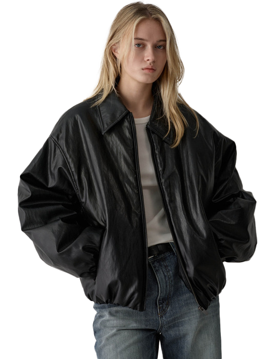 레더 봄버 재킷