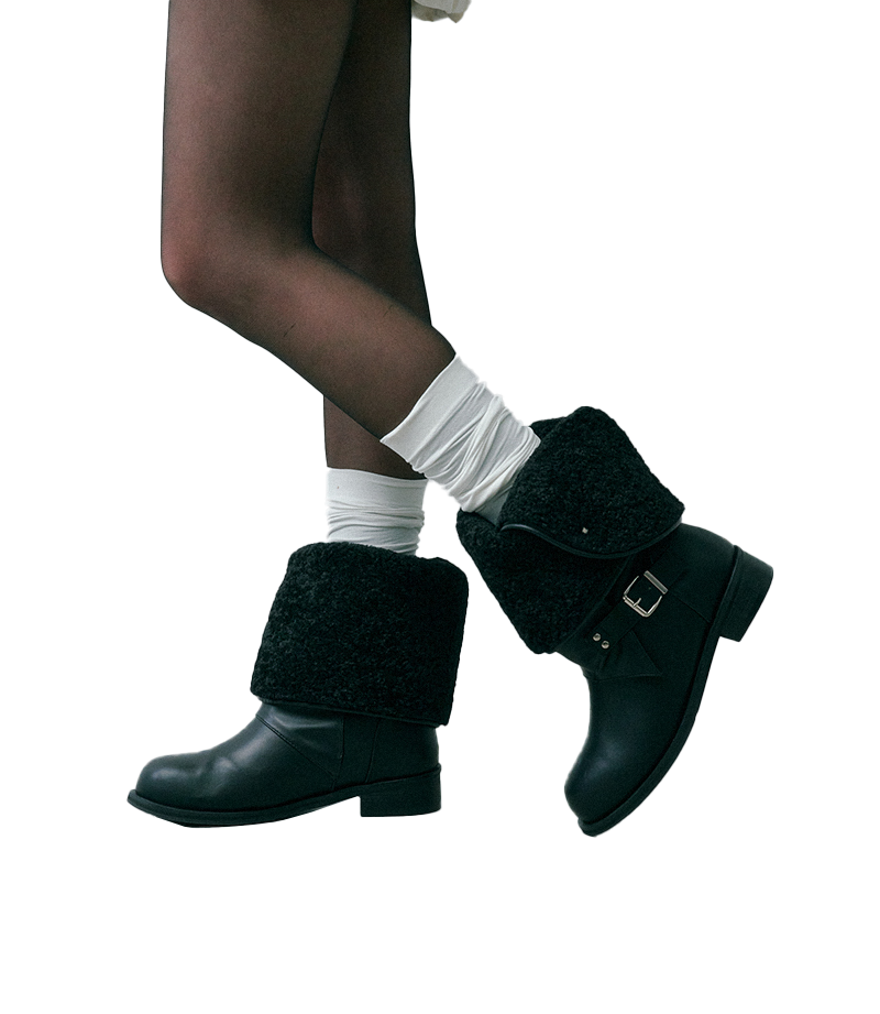 험프리 폴딩 퍼 부츠