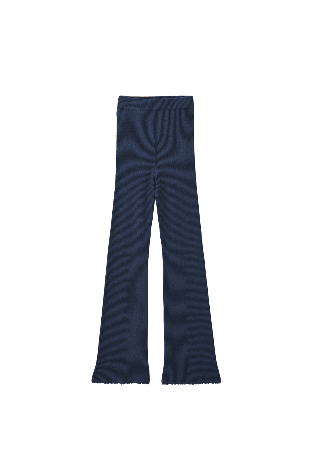 TENDER RIB BOOTS CUT KNIT PANTS