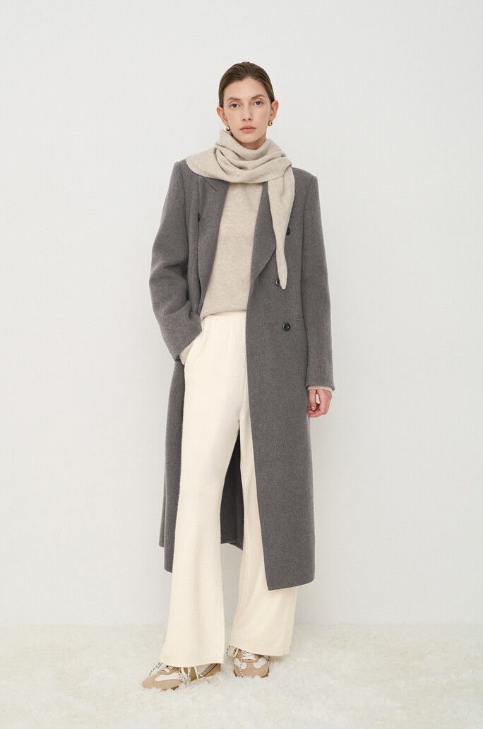 타임 캐시미어 블렌드 스트랩 밴딩 니트 팬츠 125만원대(출처: 브랜드 제공)