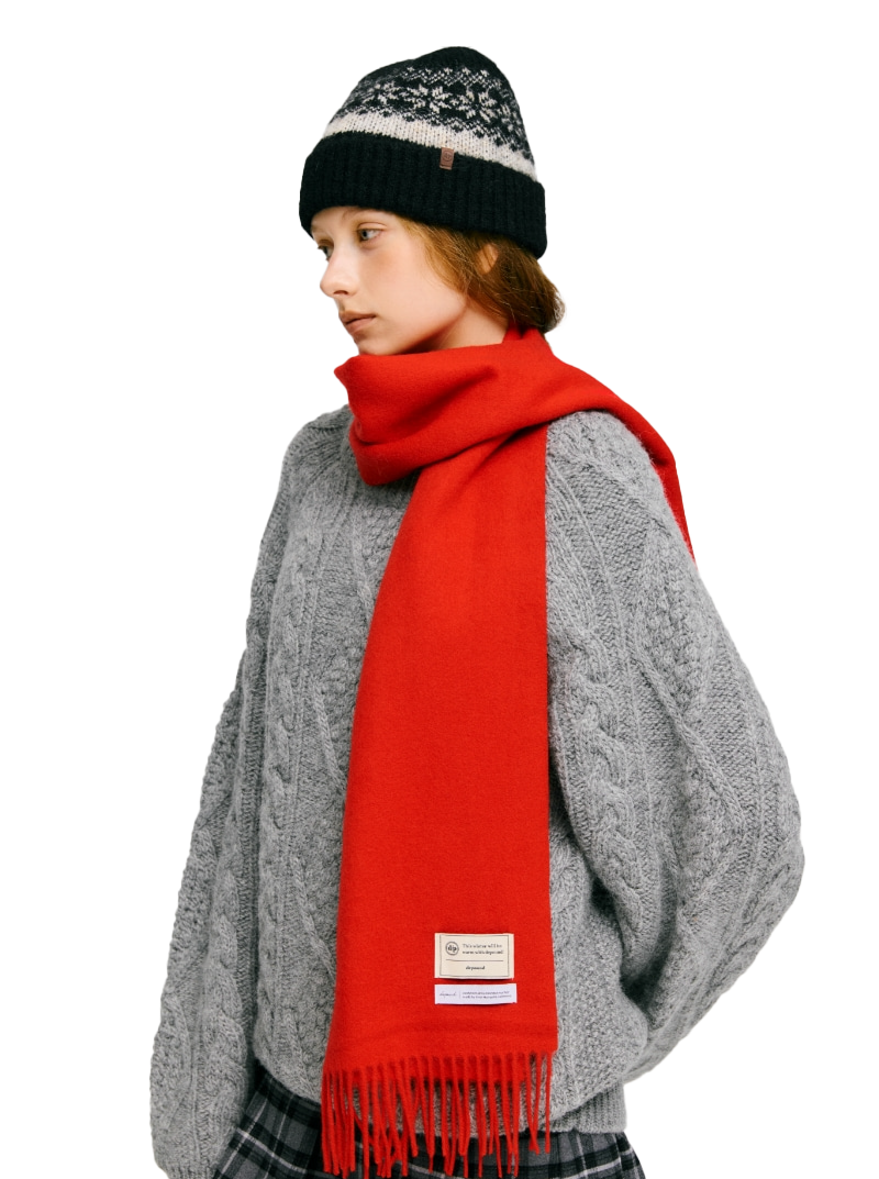 cashmere wool blended muffler