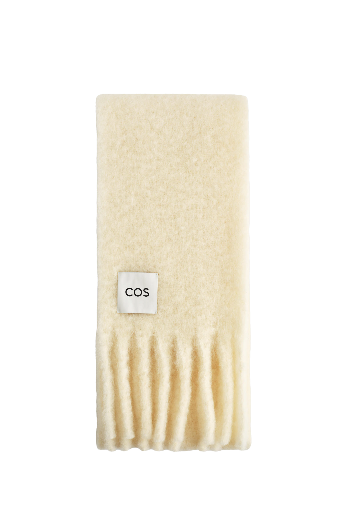 프린지 브러쉬드 모헤어 머플러