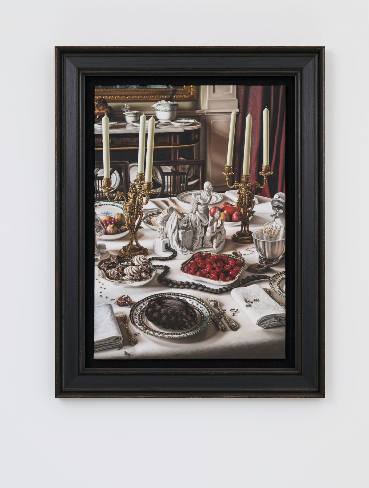 14.한선우 반죽기가 있는 정물화, 2025 린넨에 유채 65 x 45.5 cm 83 x 63.8 cm (액자) Courtesy of the artist, and Esther Schipper, Berlin/Paris/Seoul Photo © Haengjin Lee 