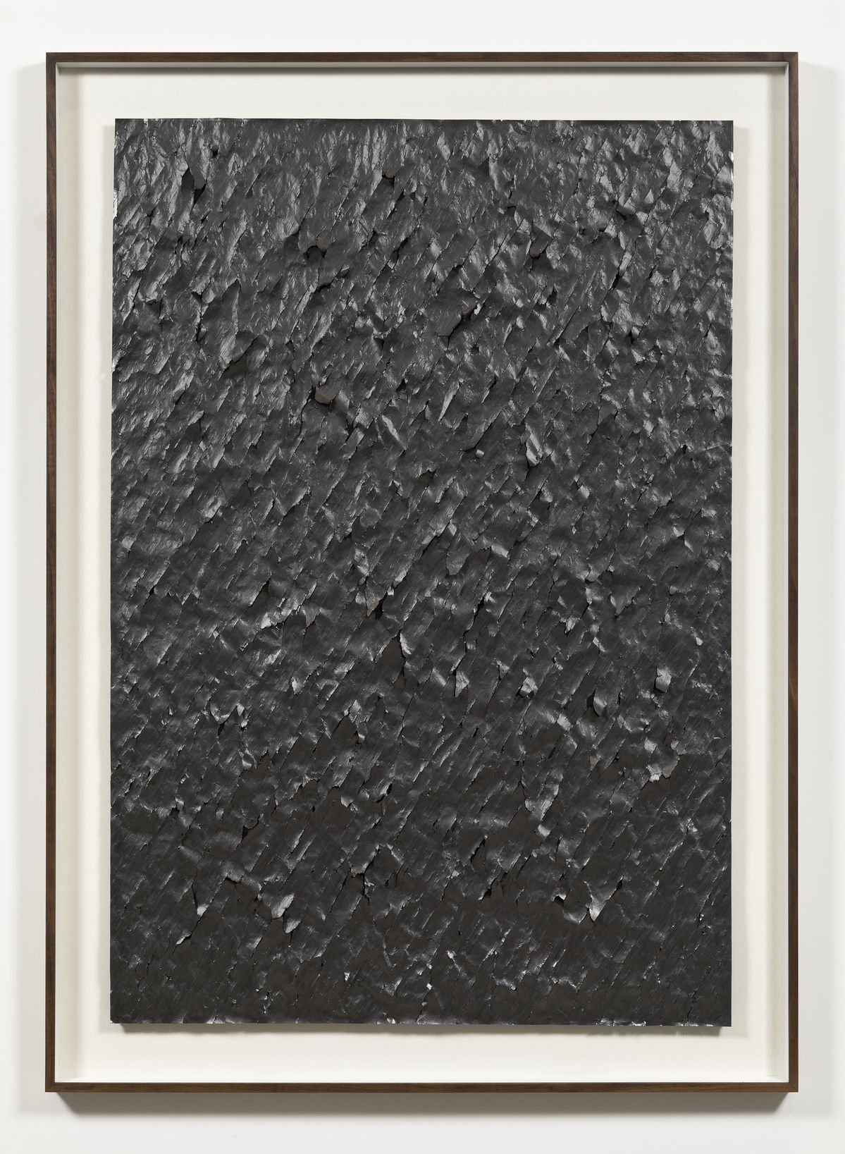 #A02 Choi Byung-so Untitled 0231211, 2023 Ballpoint pen and pencil on newspaper 120 x 80 x 1 cm, Framed : 136 x 98.5 x 4.5 cm Courtesy of the artist and Perrotin. 