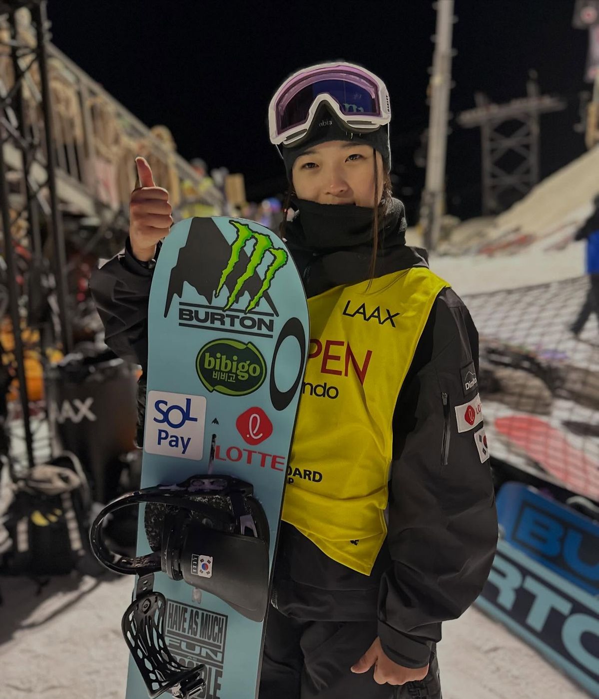 스노보드 선수 최가온 / @allthatsports.official 