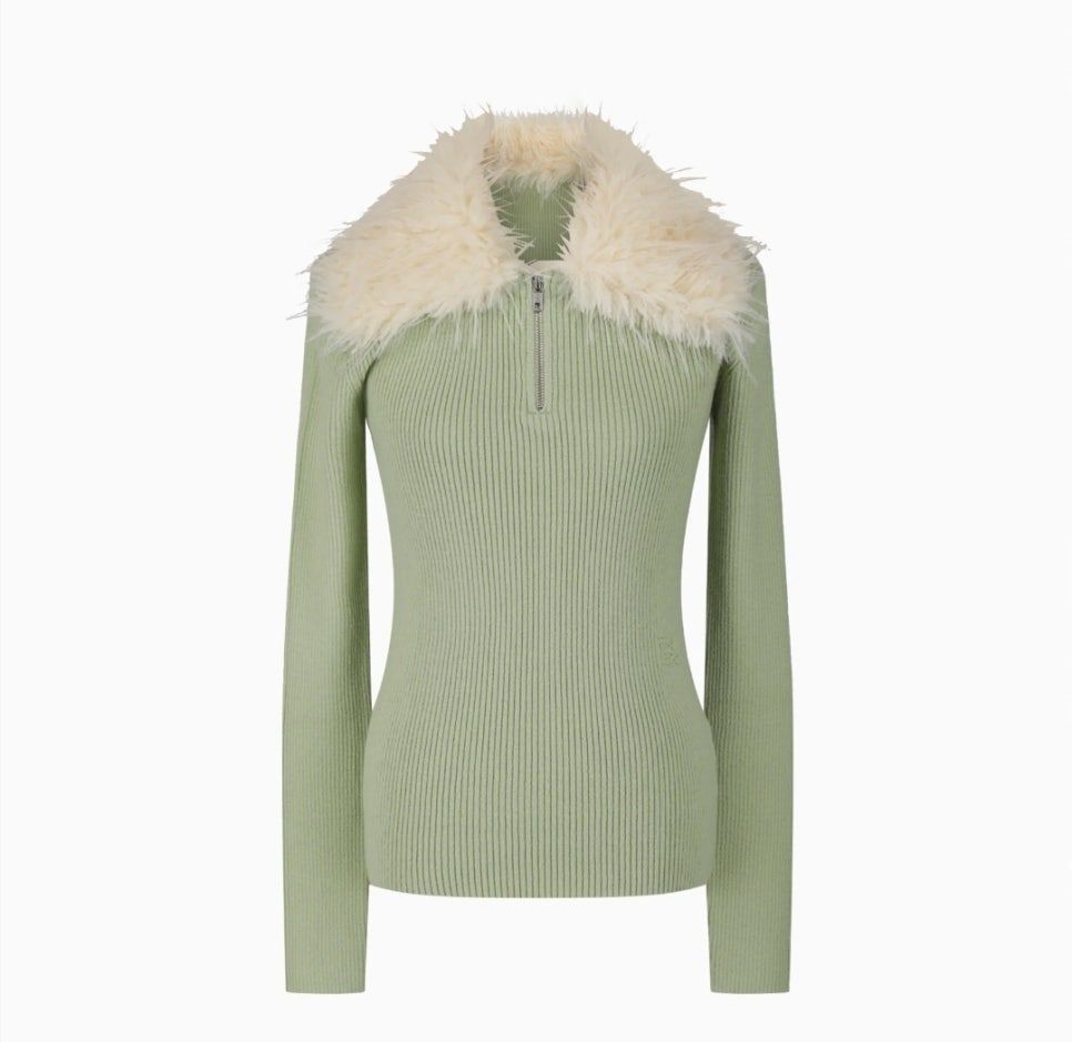 비비 프런 퍼 니트, 가격 미정