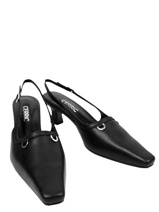 SQUARE TOE POINT SLINGBACK