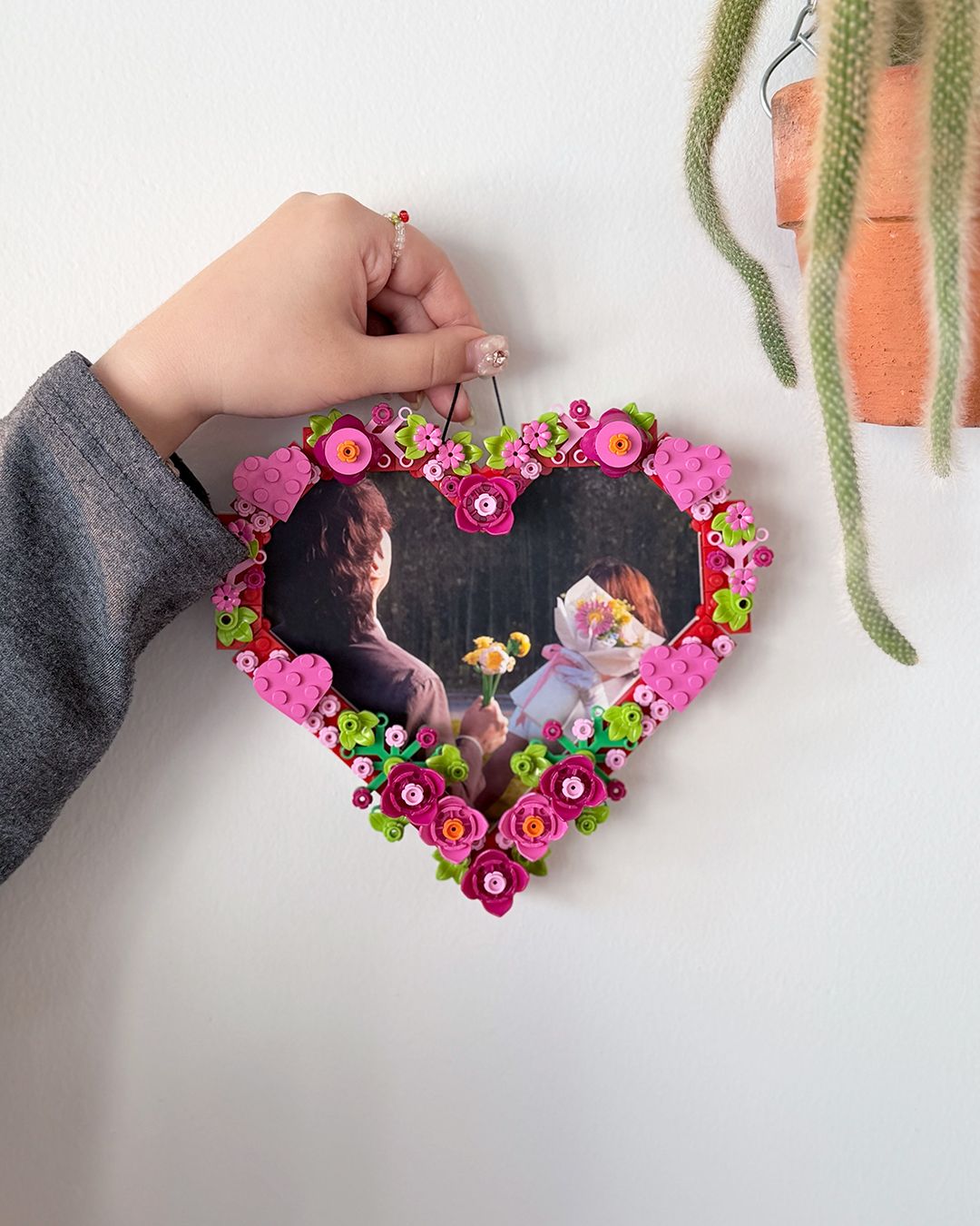 레고 하트 장식품 (40638) / @legokorea_official