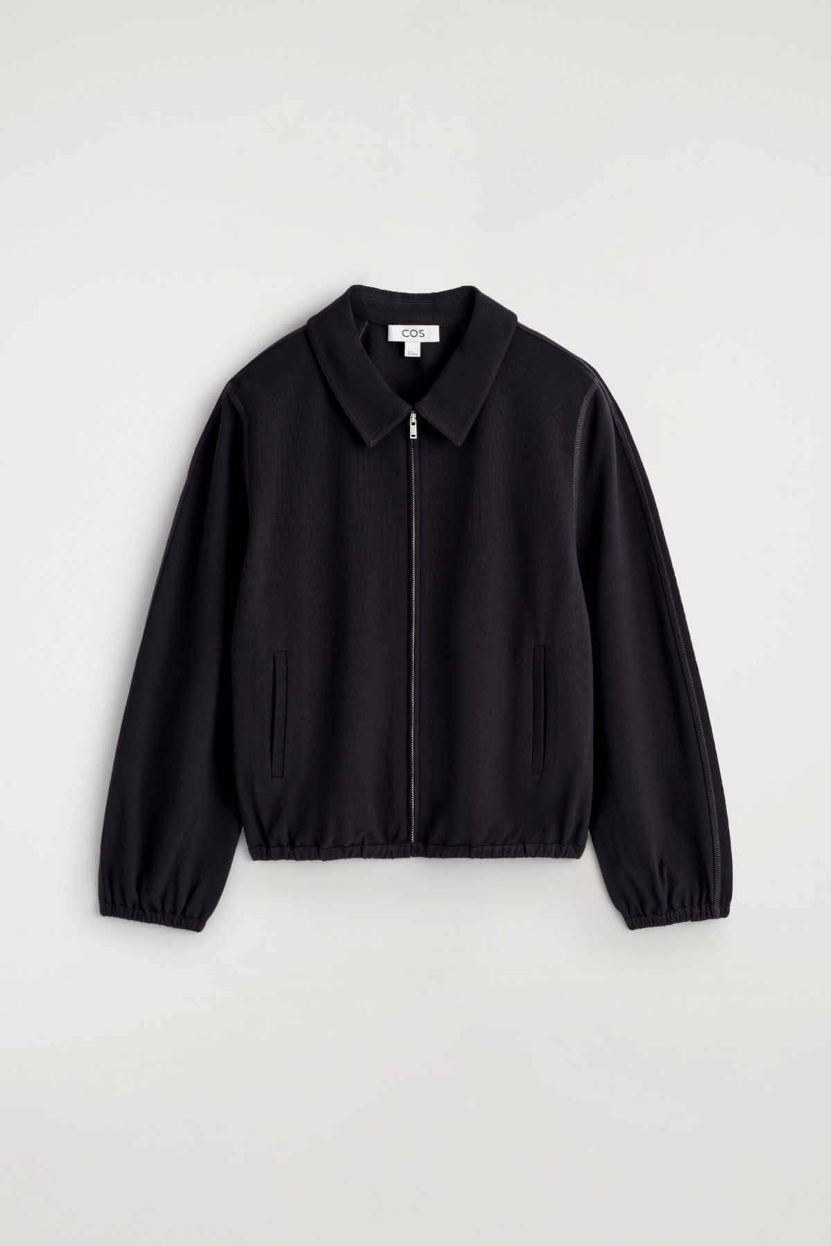 지퍼 블루종 재킷