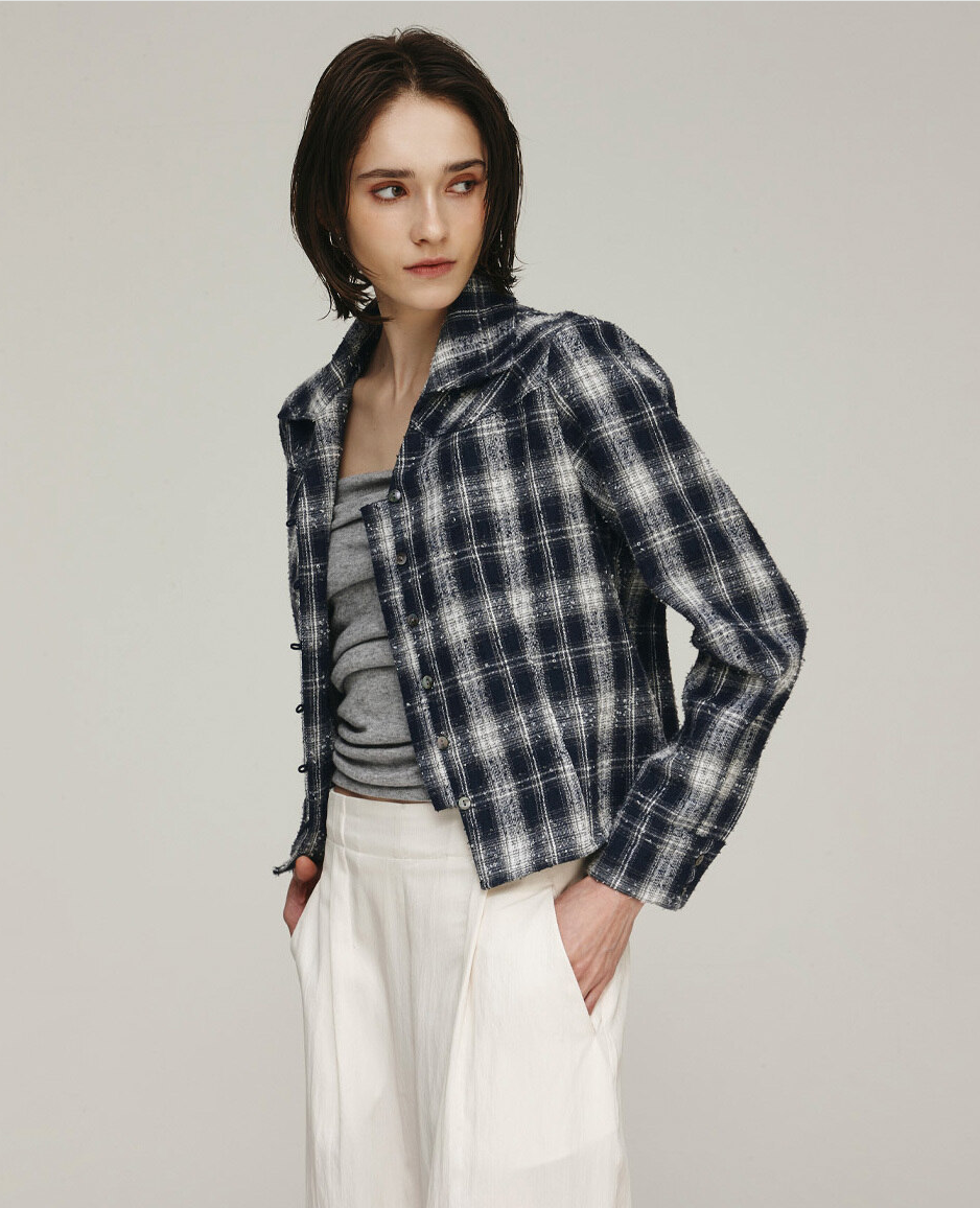 Any 셔츠 재킷 체크 13만3천원대