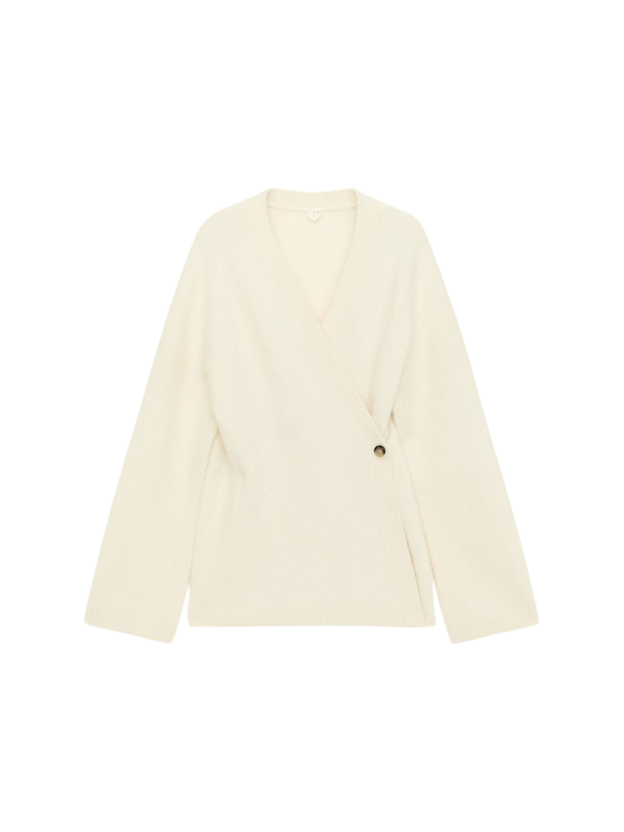 알파카 울 블렌드 가디건