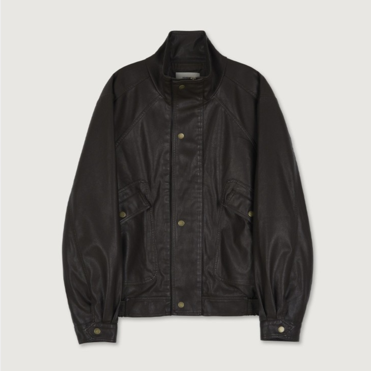 Ovo Casual Leather Blouson