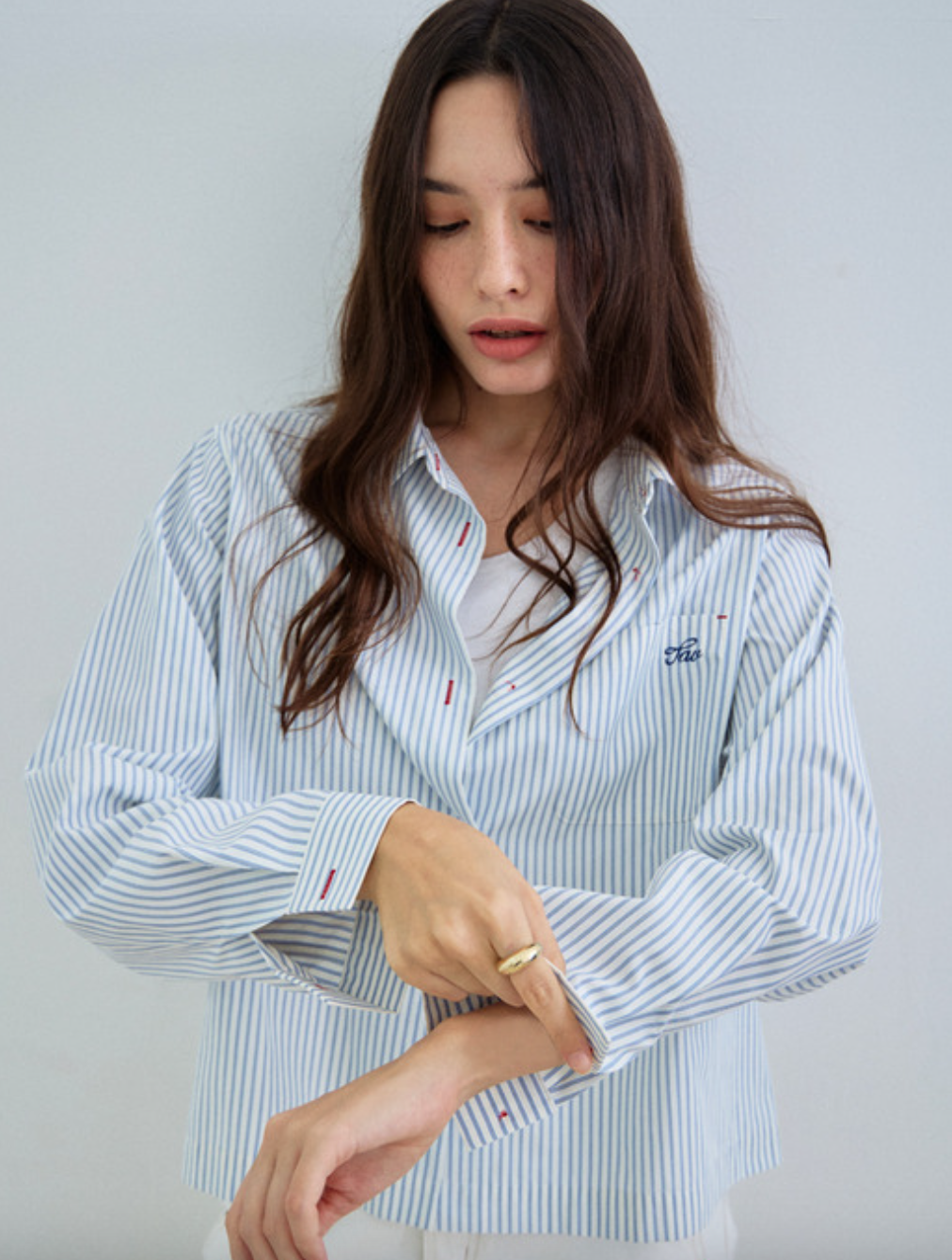 타브 샬롯 셔츠 스트라이프 12만6천원대