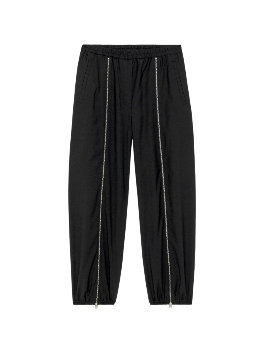 지퍼 디테일 트라우저