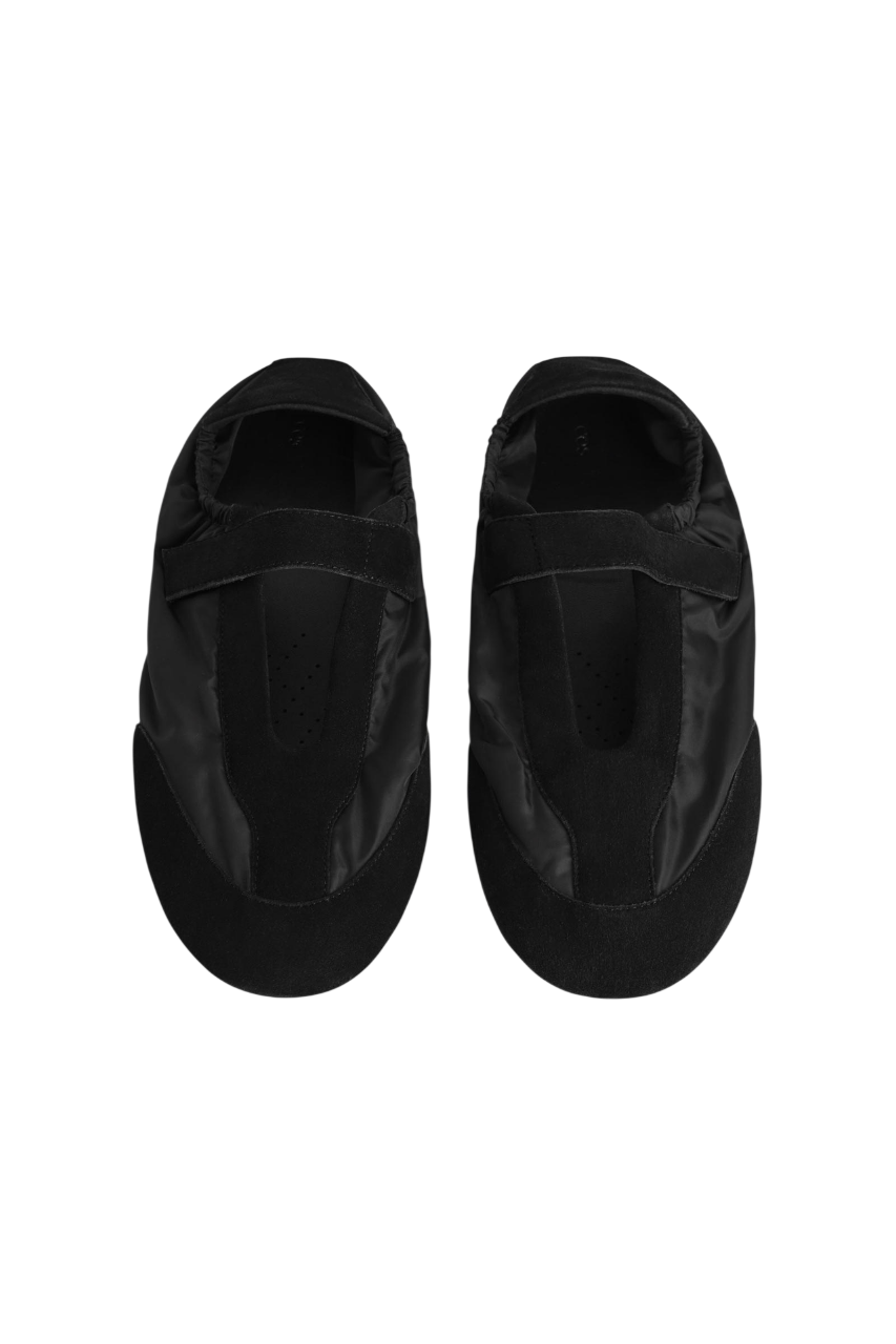 스웨이드 나일론 메리제인 트레이너