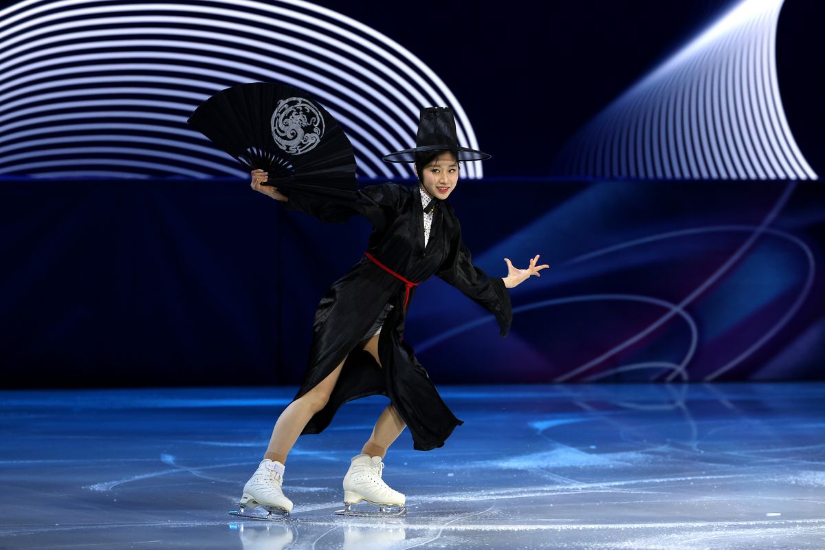 갈라쇼에 선 피겨스케이팅 이해인 선수