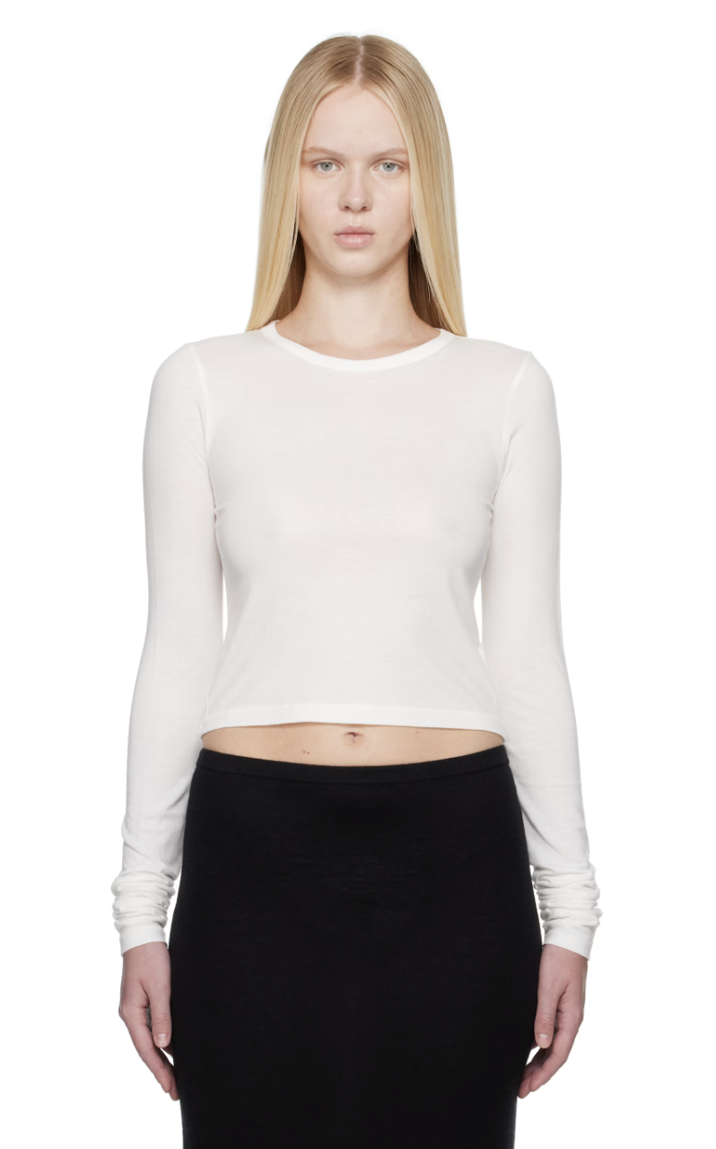 오프 화이트 베이비 티셔츠