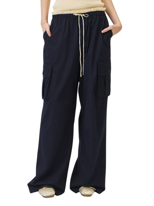 26PS LAYER STRIPE CARGO PANTS