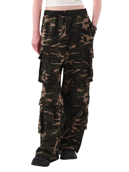 Double-pocket Camouflage Pants
