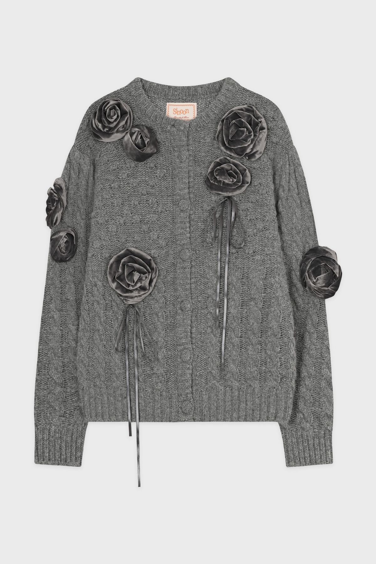 시눈 SN Rosette Volume Cardigan 25만8천원