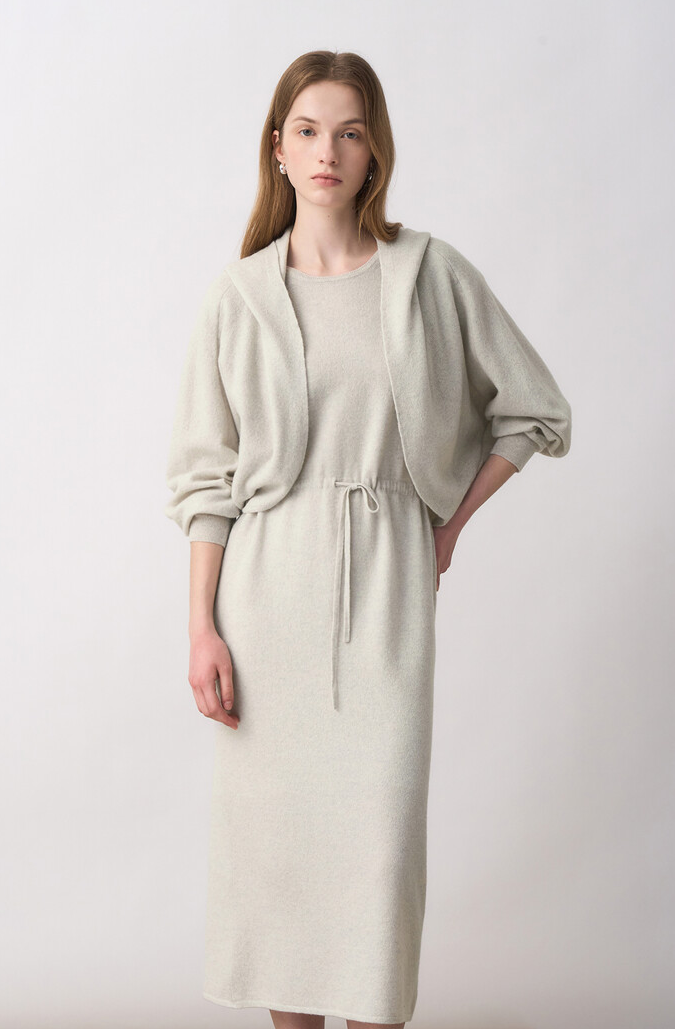 더 캐시미어 캐시미어 후드 오픈 니트 가디건 79만5천원