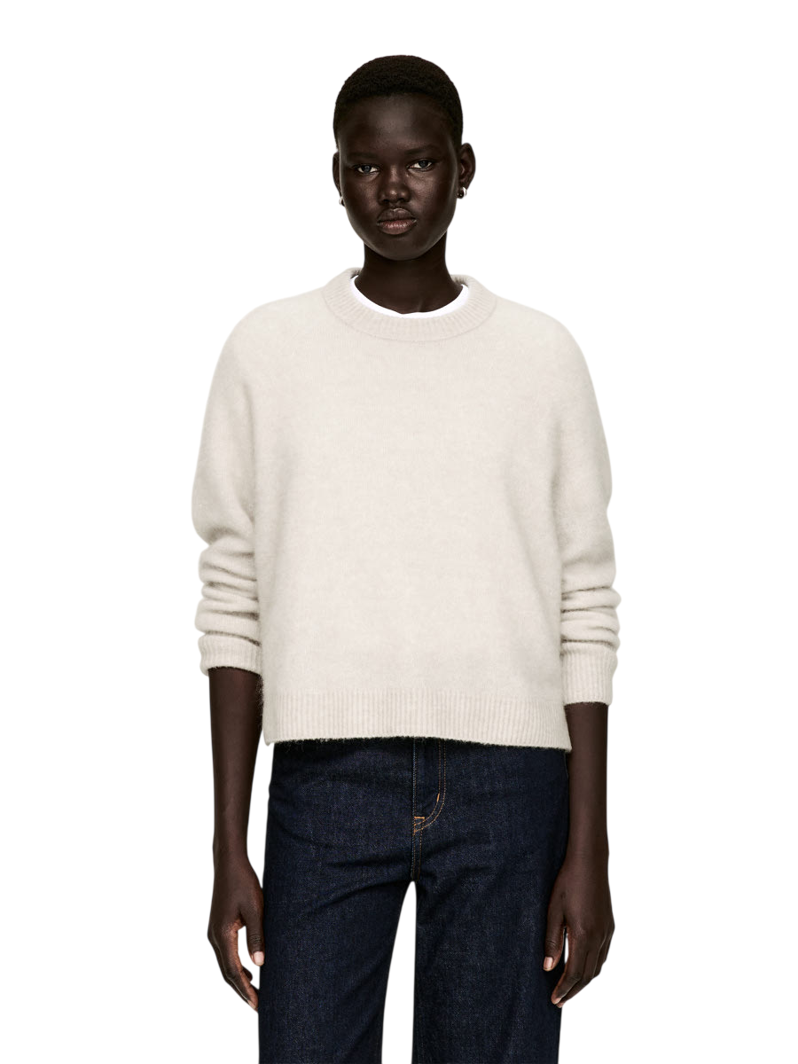 알파카 울 블렌드 스웨터