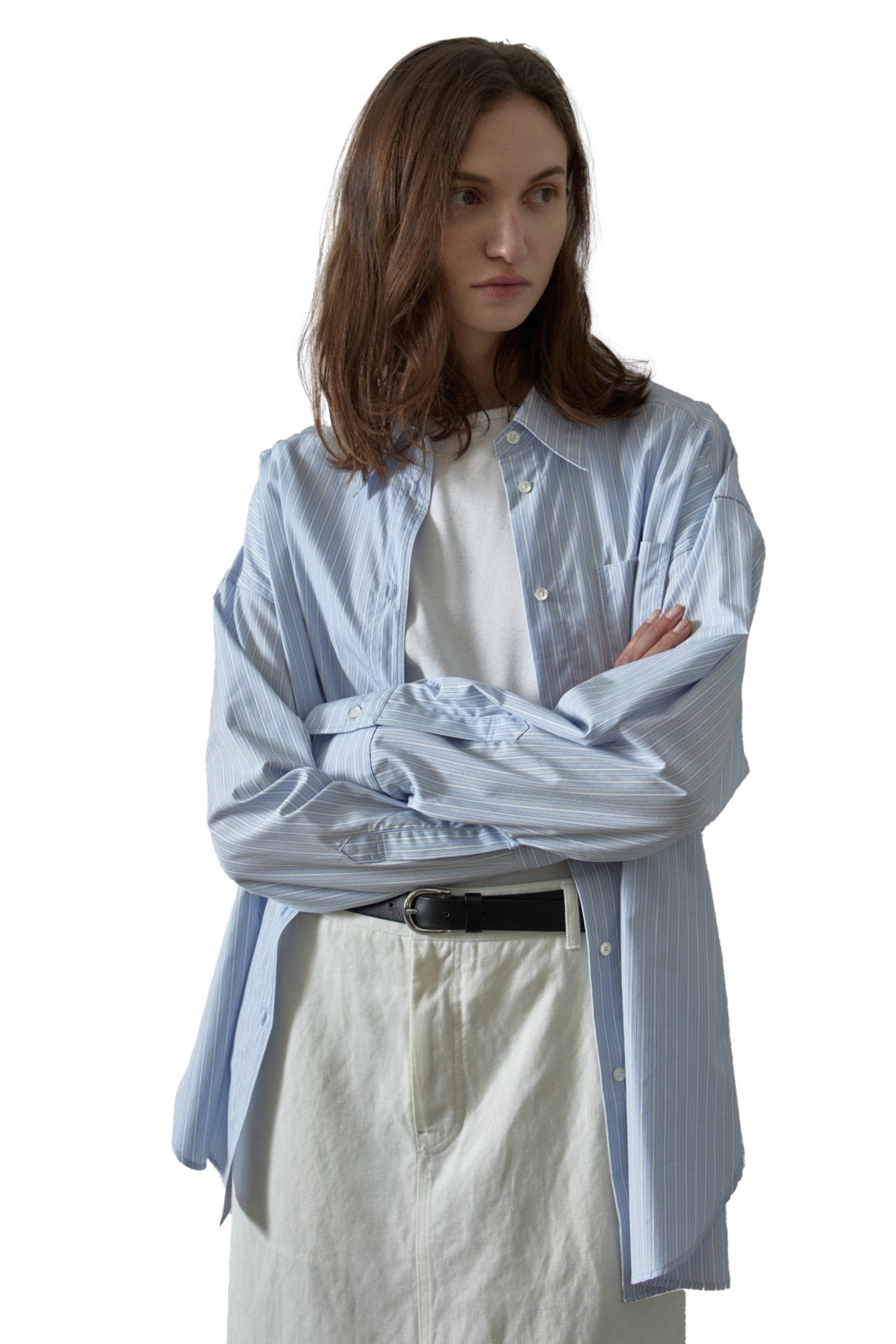 보이핏 스트라이프 셔츠