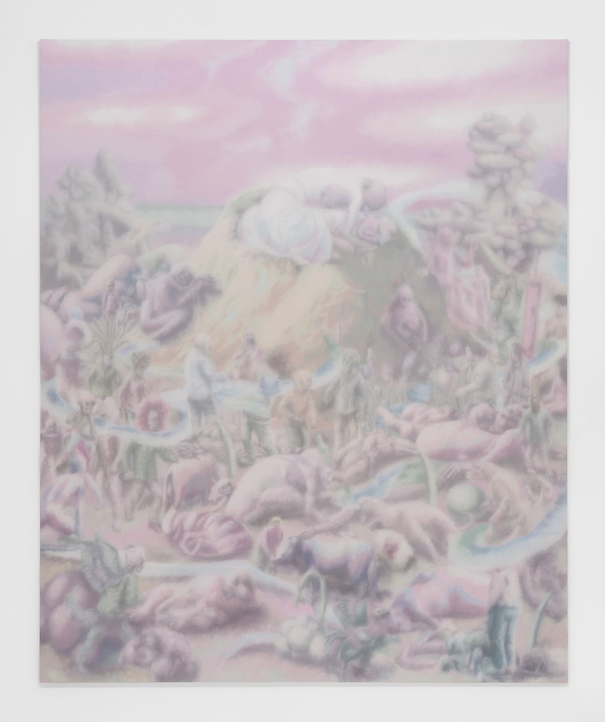 임노식 여주 - 풍경 49 (Yeoju - Landscape 49) 2026 캔버스에 유채 250 x 205 cm 타데우스 로팍 갤러리, 런던 • 파리 • 잘츠부르크 • 밀라노 • 서울 제공 © Lim Nosik 사진: 전병철