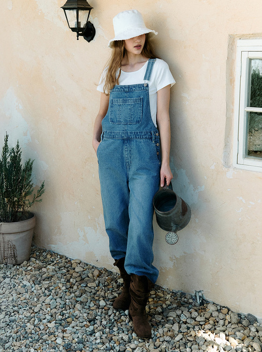 로라로라 세미 와이드 오버올 데님 팬츠 11만 6천 원대