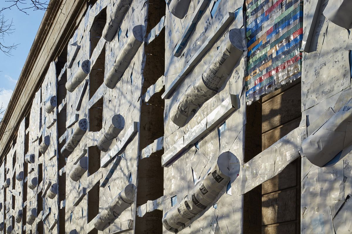 Installation view of ‘Triumphant Scale’ Haus der Kunst, Munich, 2019 Courtesy Haus der Kunst. Photo by Maximilian Geuter