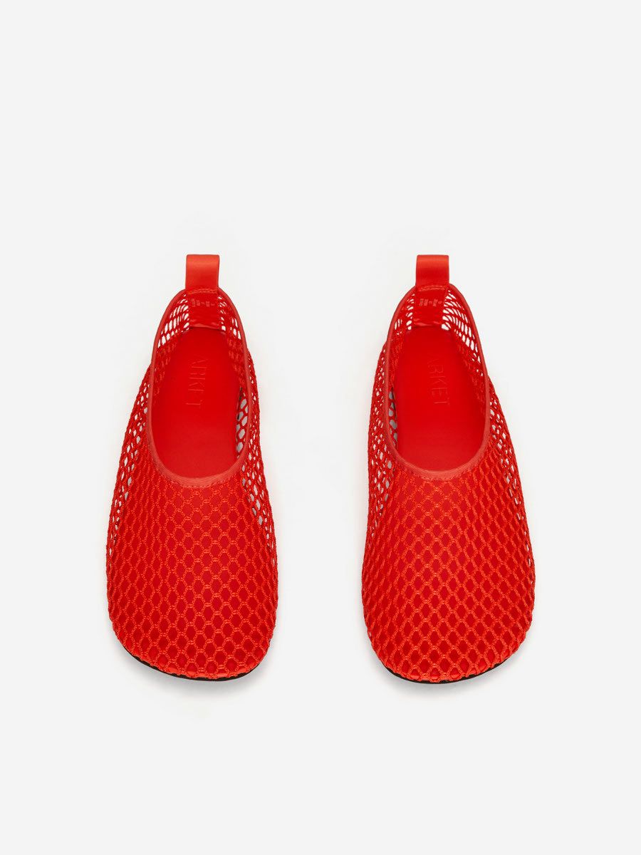 피쉬넷 발레 플랫