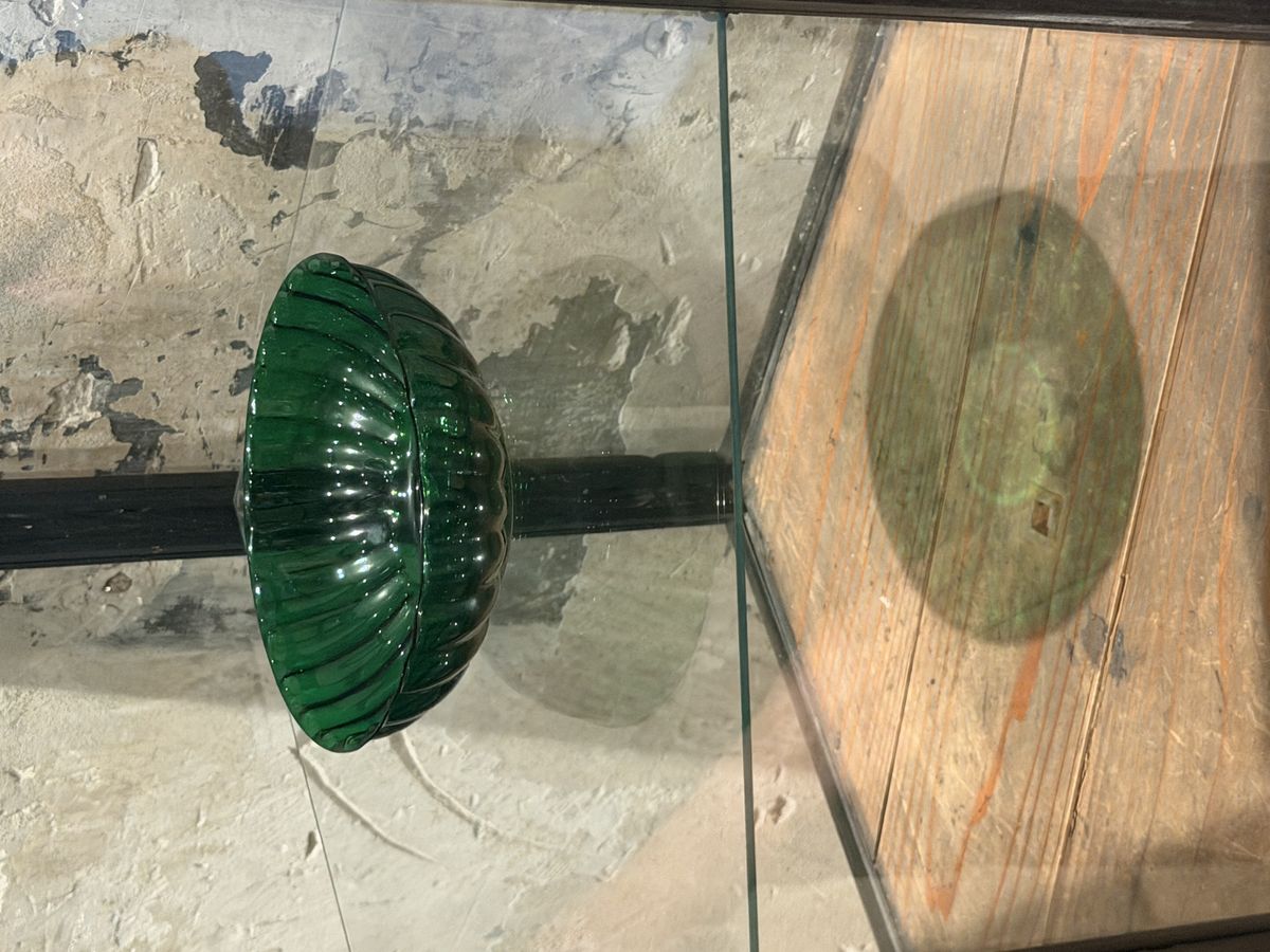 마메 쿠로구치 쇼에서 발견한 유리 공예품.