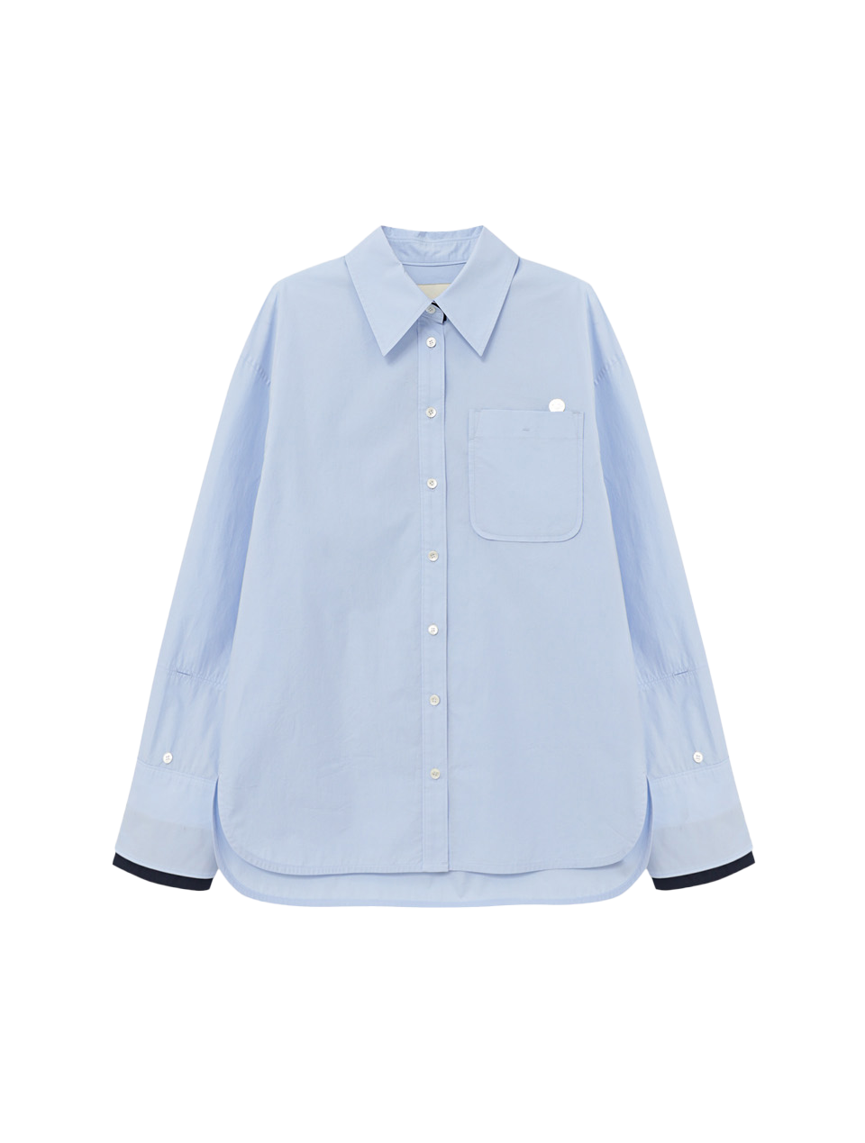 NEW LAYERED CUFFS COTTON SHIRT