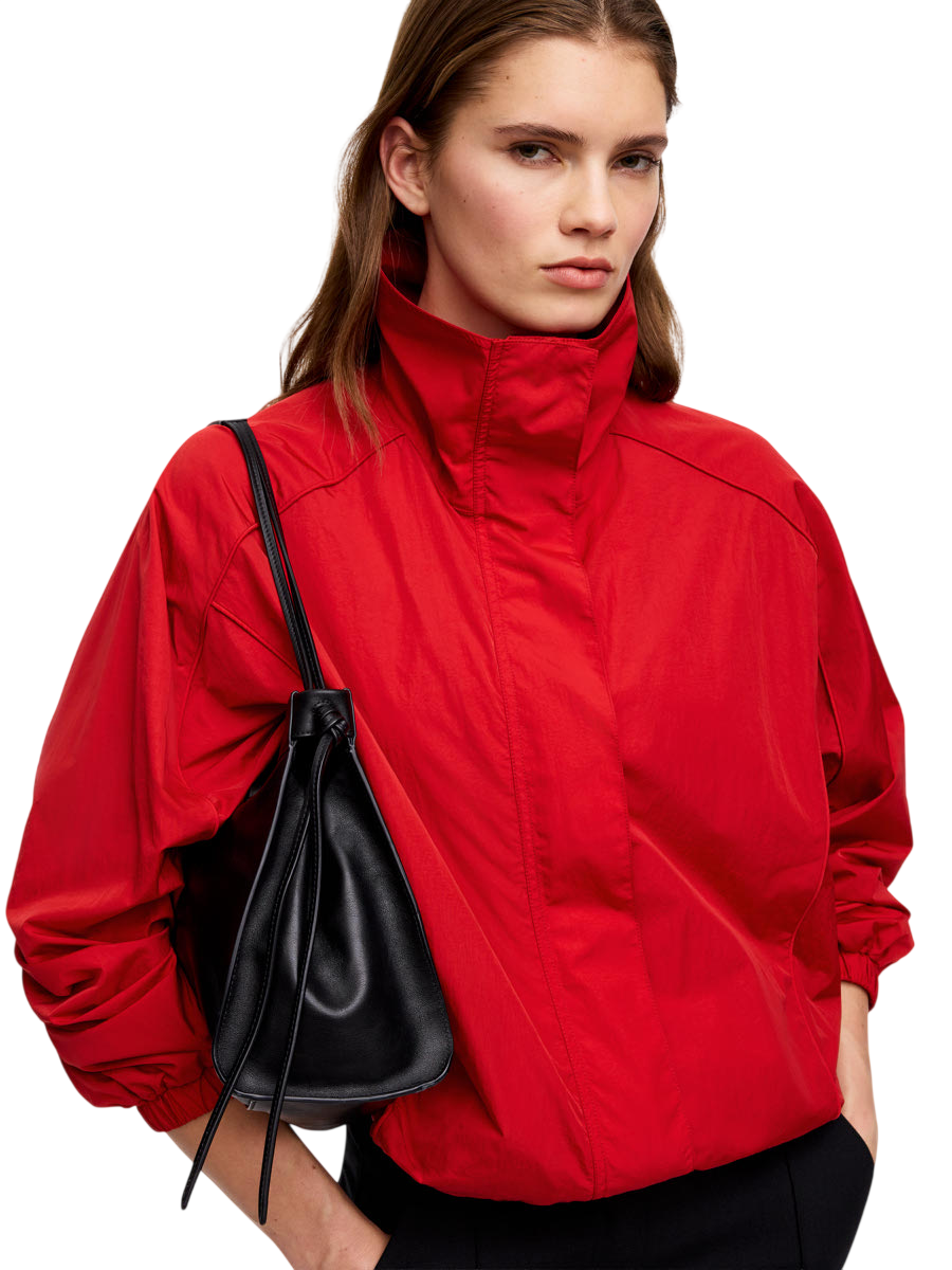 퍼널넥 나일론 재킷