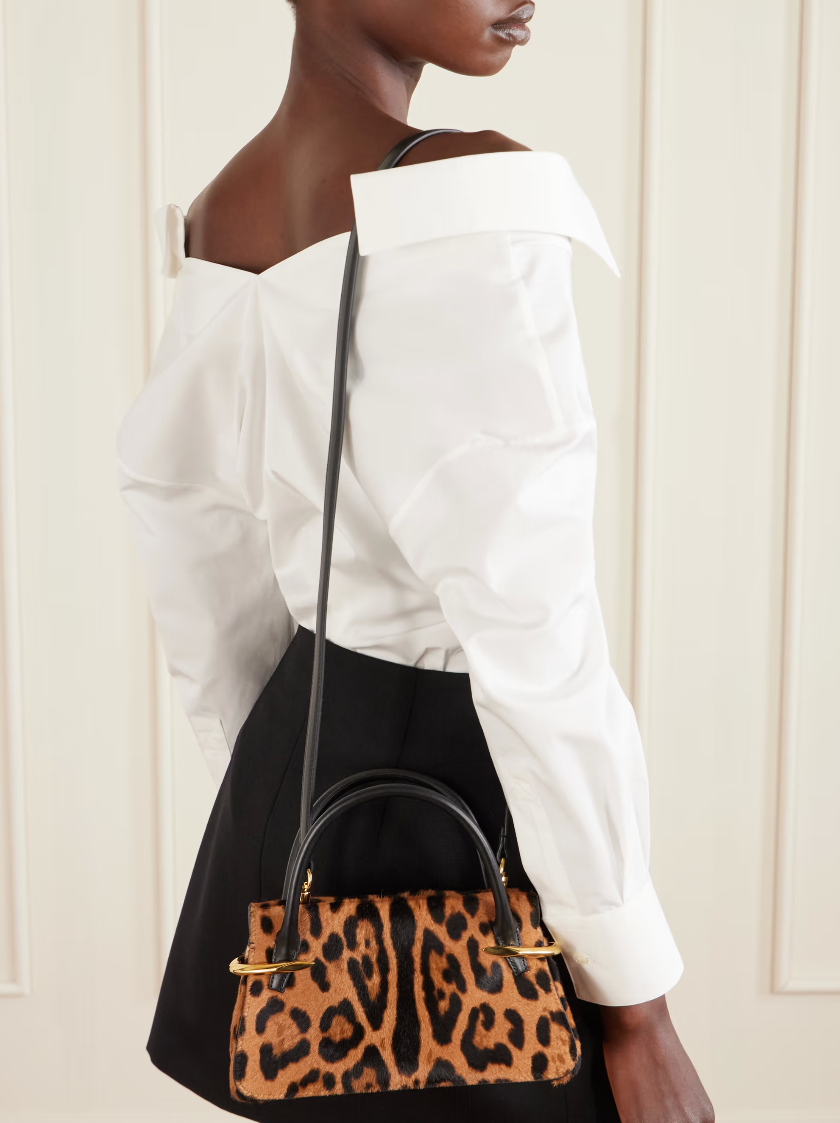 핀치 미니 레오파드 송치 숄더 백 384만원대