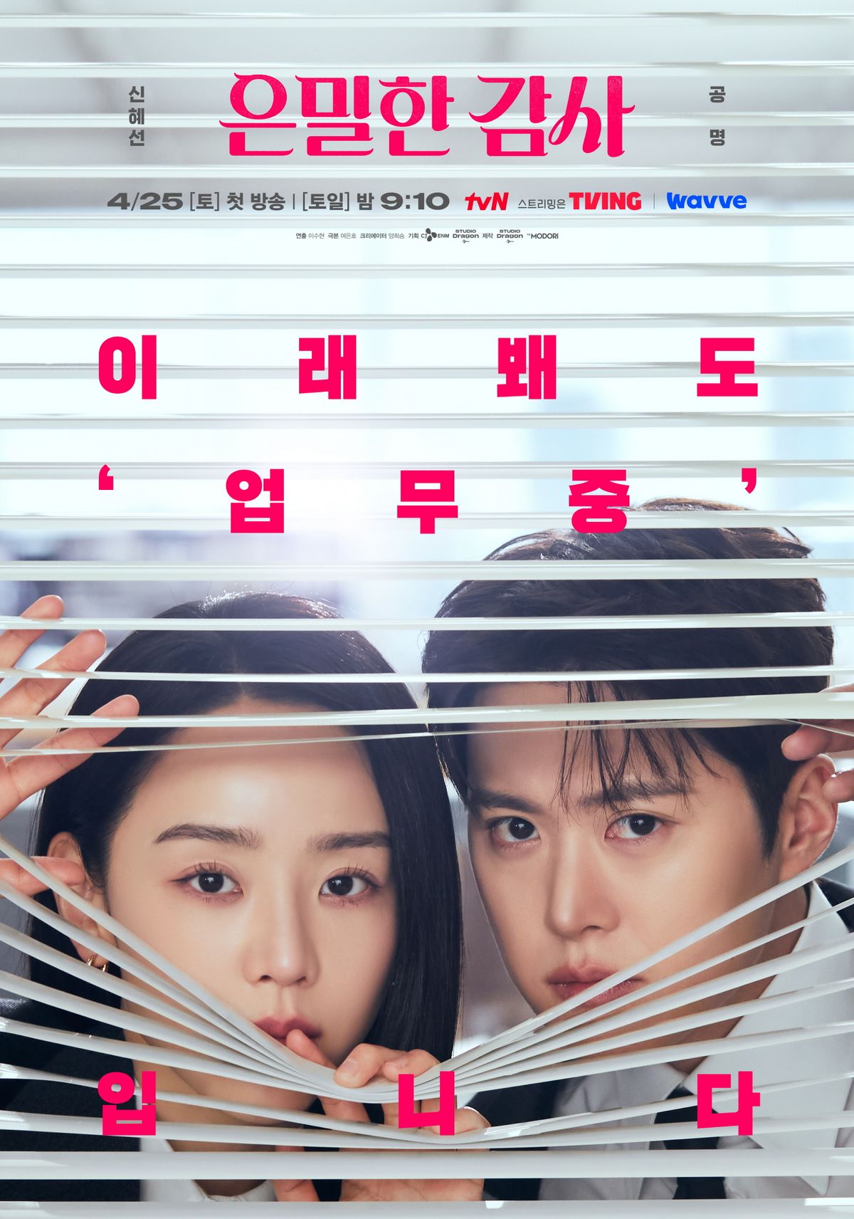 tvN 새 토일드라마 <은밀한 감사> 포스터
